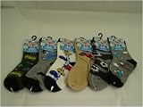 6 Pack Toddlers Boys Kids Socks Accessories Size: S (1-3)