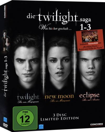 Twilight Saga 1-3: Was bis(s)her geschah (inkl. Sammelkarte) [Limited Edition] [3 DVDs]