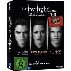 Twilight Saga 1-3: Was bis(s)her geschah (inkl. Sammelkarte) [Limited Edition] [3 DVDs]