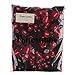 Fancyqube(TM Women Pleated Vintage Skirts Floral Print Midi Skirt Black L