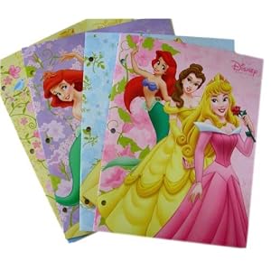 Disney-Princess-Royal-Portfolio-folders-6-pcs-set-