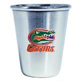 Set of 2 Florida Gators Stainless Shot Glass - NCAA College Athletics - Fan Shop