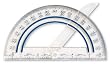 Fiskars Plastic Swing Arm Protractor Set of 1