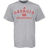 Adidas Georgia Bulldogs Ash Volleyball Practice T-shirt