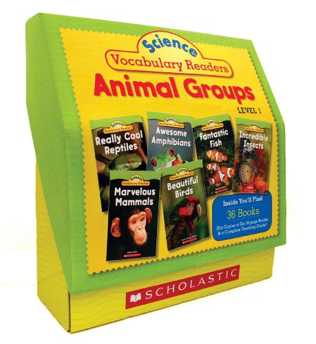 Science Vocabulary Readers Set: Animal Groups: Exciting Nonfiction Books That Build KidsEE Vocabularies Includes 36 Books (Six copies of six 16-page ... Birds, Reptiles, Amphibians, Fish, Insects