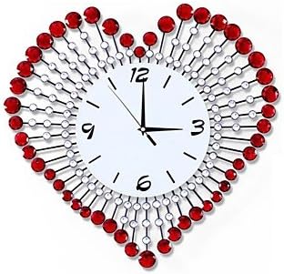 Fashionable Creative Modern Luxurious Sitting Room Heart Wall Clock