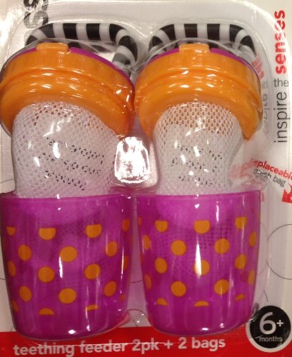 Sassy Teething Feeder 2 Pack With 2 Replacement Bag Sold