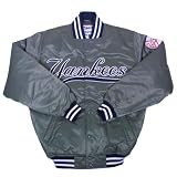 MAJESTICヤンキースSATIN JACKET(グレー)