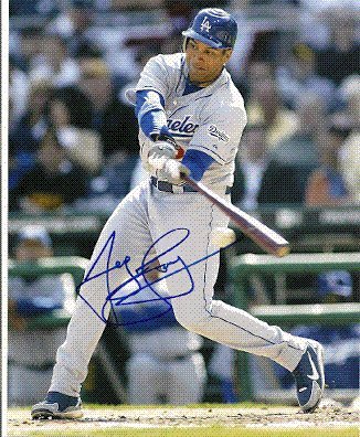 Autographed/Hand Signed James Loney Los Angeles Dodgers 8x10 Photo