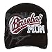 Top Headwear Baseball Mom Distressed Adjustable Cadet Cap - Black