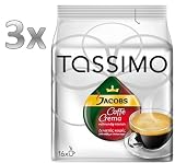 3 x TASSIMO T-Discs Jacobs Caffè Crema - Intensive (16 T-Discs)