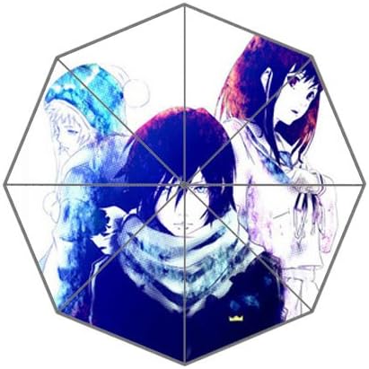 Generic Umbrella Noragami Yato Foldable Umbrella Windproof Travel Umbrella