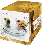 Libbey 1794289SETC01 Crisa Hit 18 Piece Dinnerware Set by Libbey
