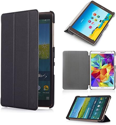 LOOPEE Samsung Galaxy Tab A 8.0 SmartShell Case Ultra Slim Lightweight with Auto Sleep/Wake Feature.Black,6 Colors Available