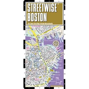 Streetwise Boston Map - Laminated City Center Street Map of Boston,