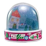 Tudor Photo Happy New Year Photo Frame, Snow Ball/ Globe, 2.5 x 2.5