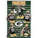 Green Bay Packers Team Field Sports Poster Print - 22x34 Poster Print, 22x34