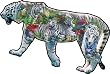 Sunsout - White Beauty Shaped Jigsaw Puzzle