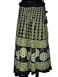 Skirts on Sale-women's Cotton Skirt Designer Green Embroidery Indian Clothing Free Shipping
