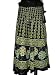 Skirts on Sale-women's Cotton Skirt Designer Green Embroidery Indian Clothing Free Shipping