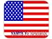 US Flag - Santa Fe Springs, California (CA)  Mouse Pad