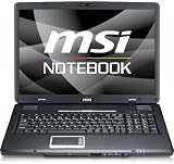 MSI VR705-045UK 17-Inch Notebook (Intel T6400, 2GHz, 4GB RAM, 320GB, DVDSMDL, Bluetooth, HDMI, Vista Home Premium)