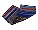 Leegoal Vintage Tribal Lucky Pattern Soft Chiffon Scarf ,Dark Blue&Brown