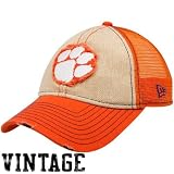 New Era Clemson Tigers Orange Vintage Rojo Adjustable Hat