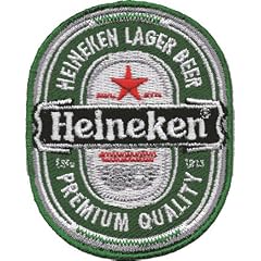 Logo Aufn�her / Iron on Patch " Heineken Bier "
