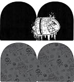 Nintendo Video Game Skull Beanie Cap - Black Reversible Bullet Winter Hat