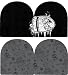 Nintendo Video Game Skull Beanie Cap - Black Reversible Bullet Winter Hat