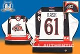 RICK NASH Columbus Blue Jackets SIGNED Rookie JERSEY