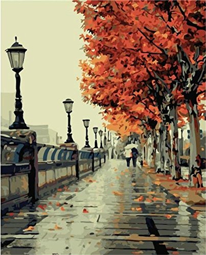 Diy oil painting, paint by number kit- R... 51mRc1pg 2B1L
