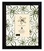 Burnes of Boston F537946 Casual Retreat Cassie Pattern Frame with Flowers Picture Frame, Coffee Bean/Cream, 4 by 6-Inch
