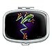 South American Tree Frog Neon Rectangle Pill Case Trinket Gift Box