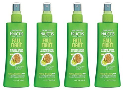 Lot of 4 Garnier Fructis Haircare Fall Fight Strand Saver Anti-Breakage Spray