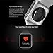 LUOOV Men and Women Bluetooth Smart Watch Camera Sport Fitness Wrist Waterproof Wireless Phone Watch bluetooth smart watch for android iphone (Black)