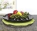 Polka Dots Serving Platter Color: Black