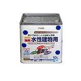 アサヒペン NEW水性建物用 黒10L