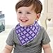 Cute Baby Bandana Bibs, Unisex 4 Pack Bib with Snaps - Best for Babies Drooling, Teething and Feeding - 100% Soft Cotton & Waterproof Fleece Backing. Perfect Baby Shower Gift Set for Boys & Girls