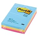 Post-it&reg; 4x6 Original Notes Assorted Ultra Color Pads