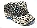 Ladies Beaded Olive & Pique Military Style Cap