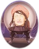 Gypsy Fortune Teller Halloween Spirit Ball - 14 Tall Globe - Animated with Light and Sound