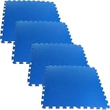 Trademark Tools 75-6401 Hawk Ultimate Comfort Blue Foam Flooring, 16-Square Feet