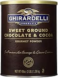 Ghirardelli Chocolate Sweet Ground Chocolate & Cocoa Beverage Mix, 48-Ounce Canister