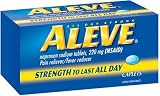 Aleve All Day Strong Pain Reliever/Fever Reducer Caplets, 200-Count Bottles (Pack of 2)