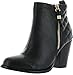 Bella Marie Gina-15 Women's Cap Toe Zip Up Quilt Snake Fashion Ankle Bootie