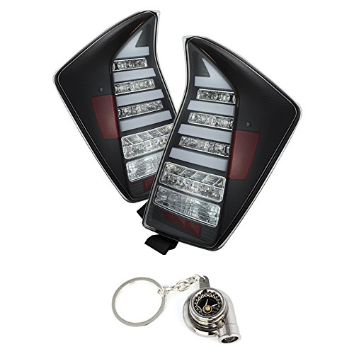 Toyota Prius Light Bar LED Tail Lights Black Housing With Clear Lens