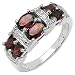 2.70 Carat Genuine Garnet Sterling Silver Rin Carat Genuine Garnet Sterling Silver Ring 2.70