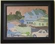 Monterey, Original Oil Painting By Early California Artist, Victor Di Gesu - Framed Artwork